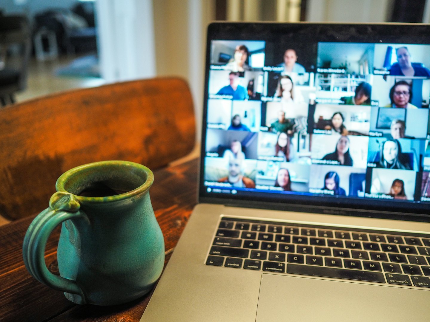 Reunião online com equipe EAD